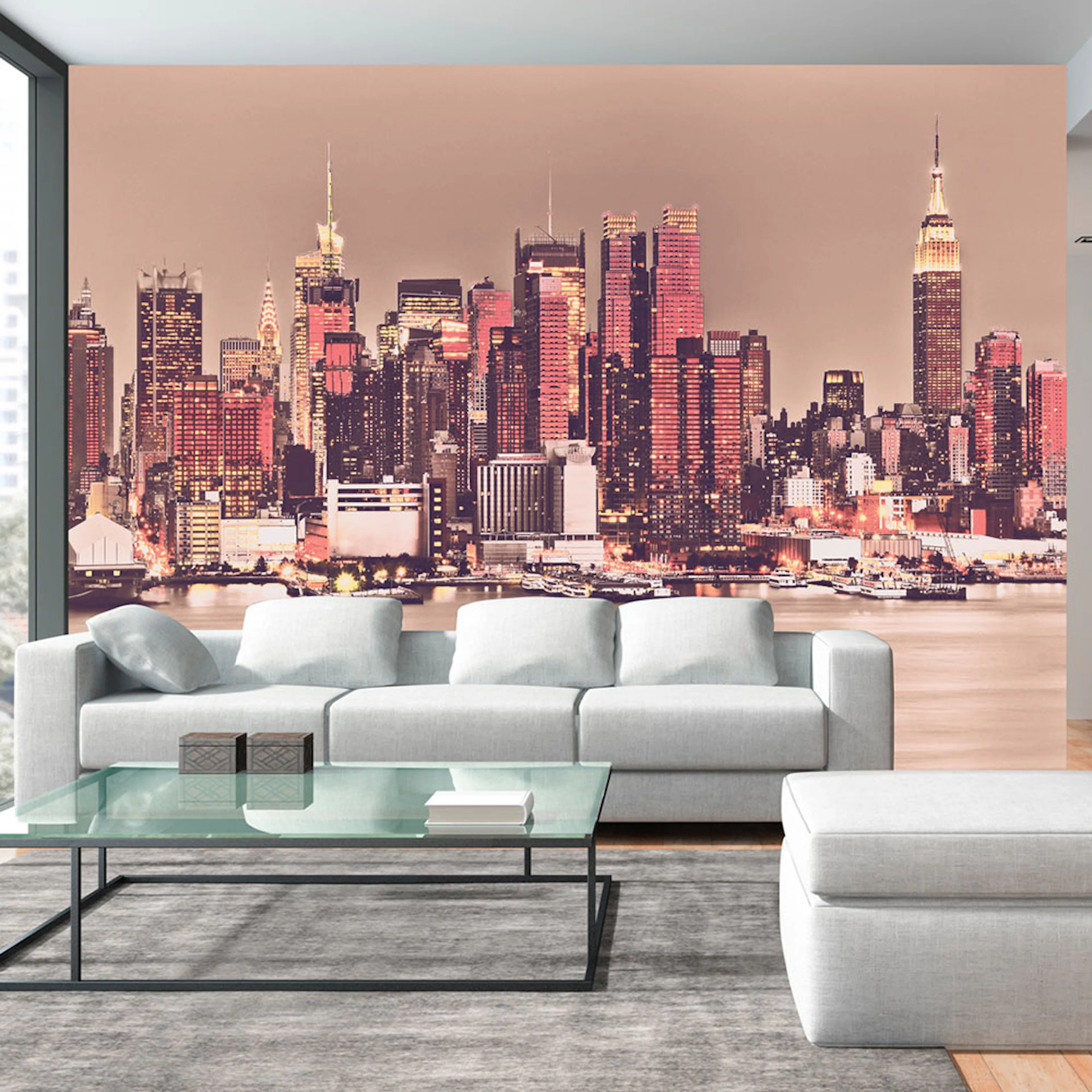 Fototapet Arkiio Ny Arkiio Midtown Manhattan Skyline 450x315 cm