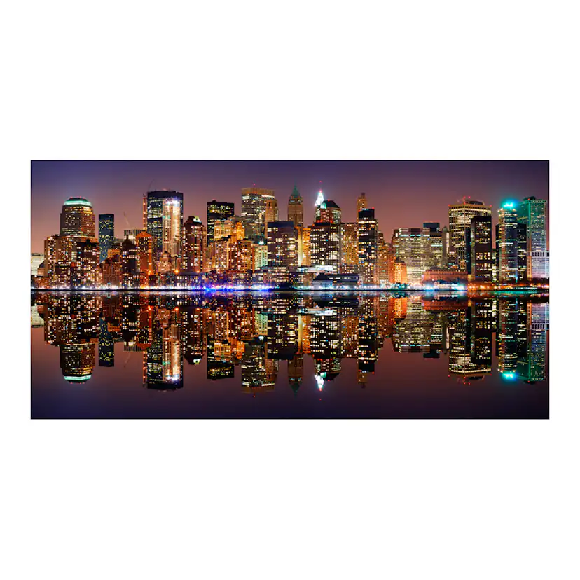 Fototapet XXL Arkiio Gold reflections NYC 550x270 cm