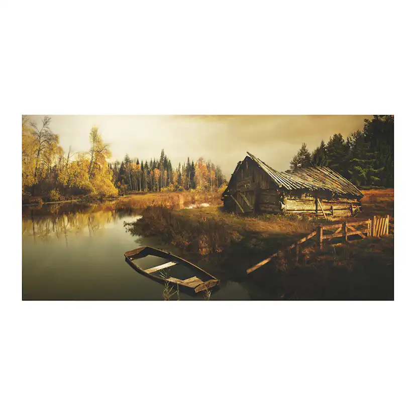 Fototapet XXL Arkiio Desolate hut 550x270 cm