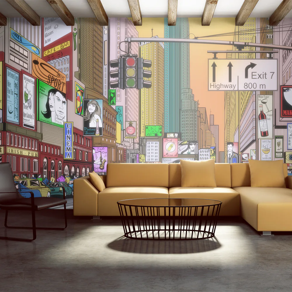 Fototapet XXL Arkiio Rusningstid NY 550x270 cm