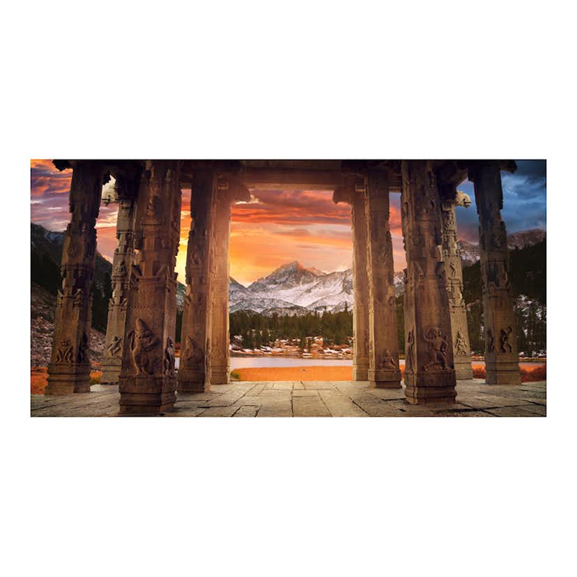 Fototapet XXL Arkiio Trail of rocky temples 550x270 cm