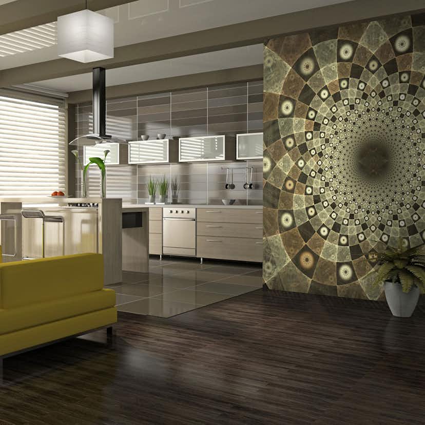 Fototapet Arkiio Brown Mosaic