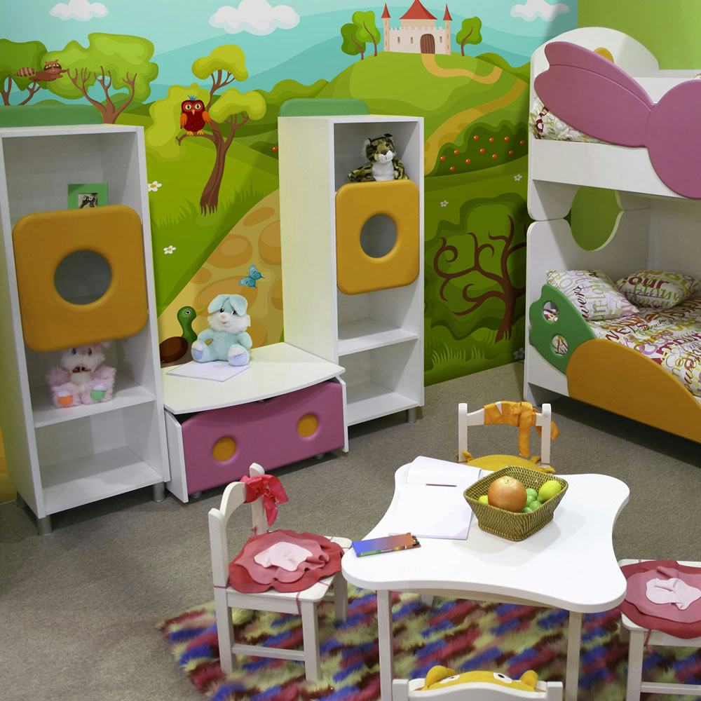 Fototapet Arkiio En Väg Till En Magisk Slott