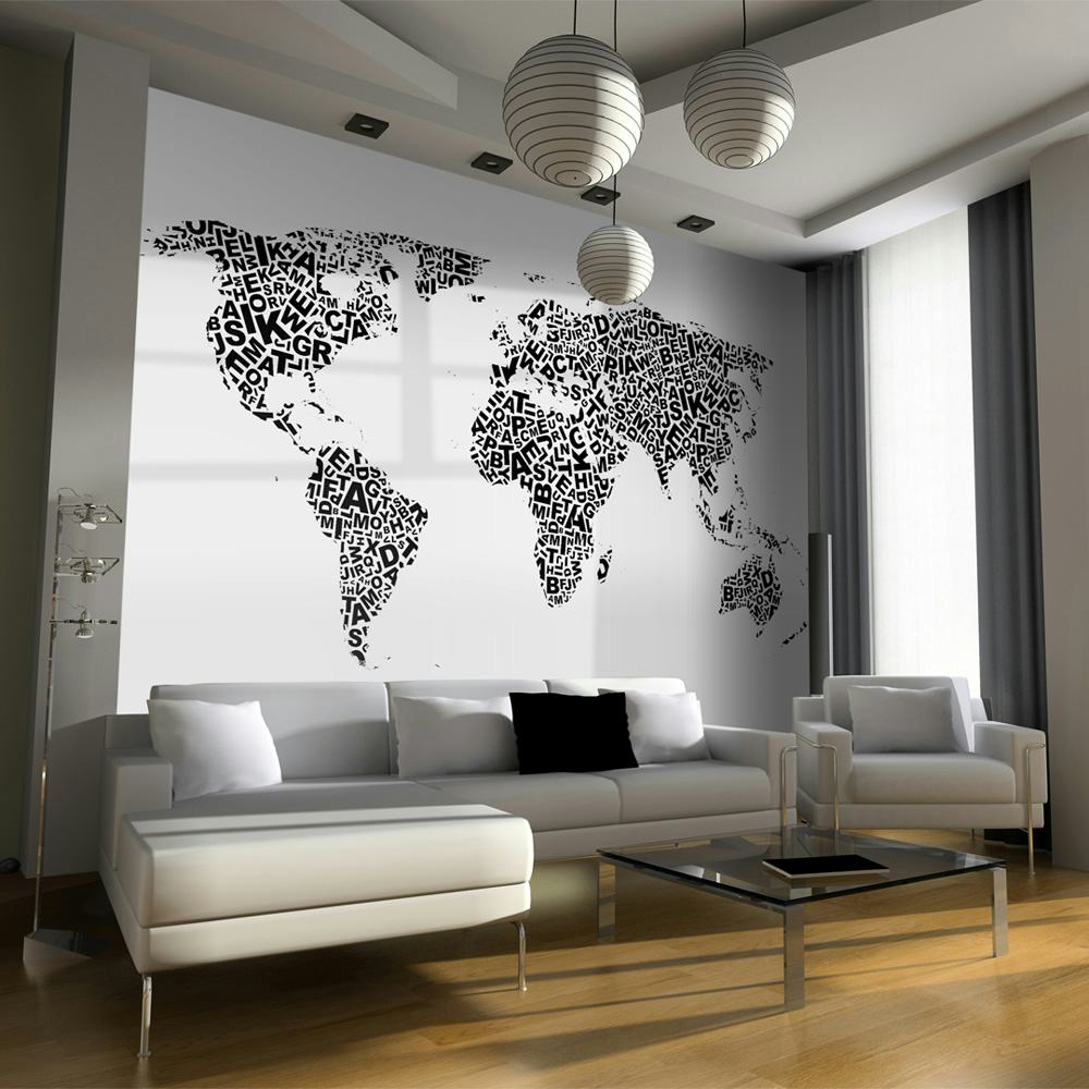 Fototapet Arkiio Karta Över Tankar