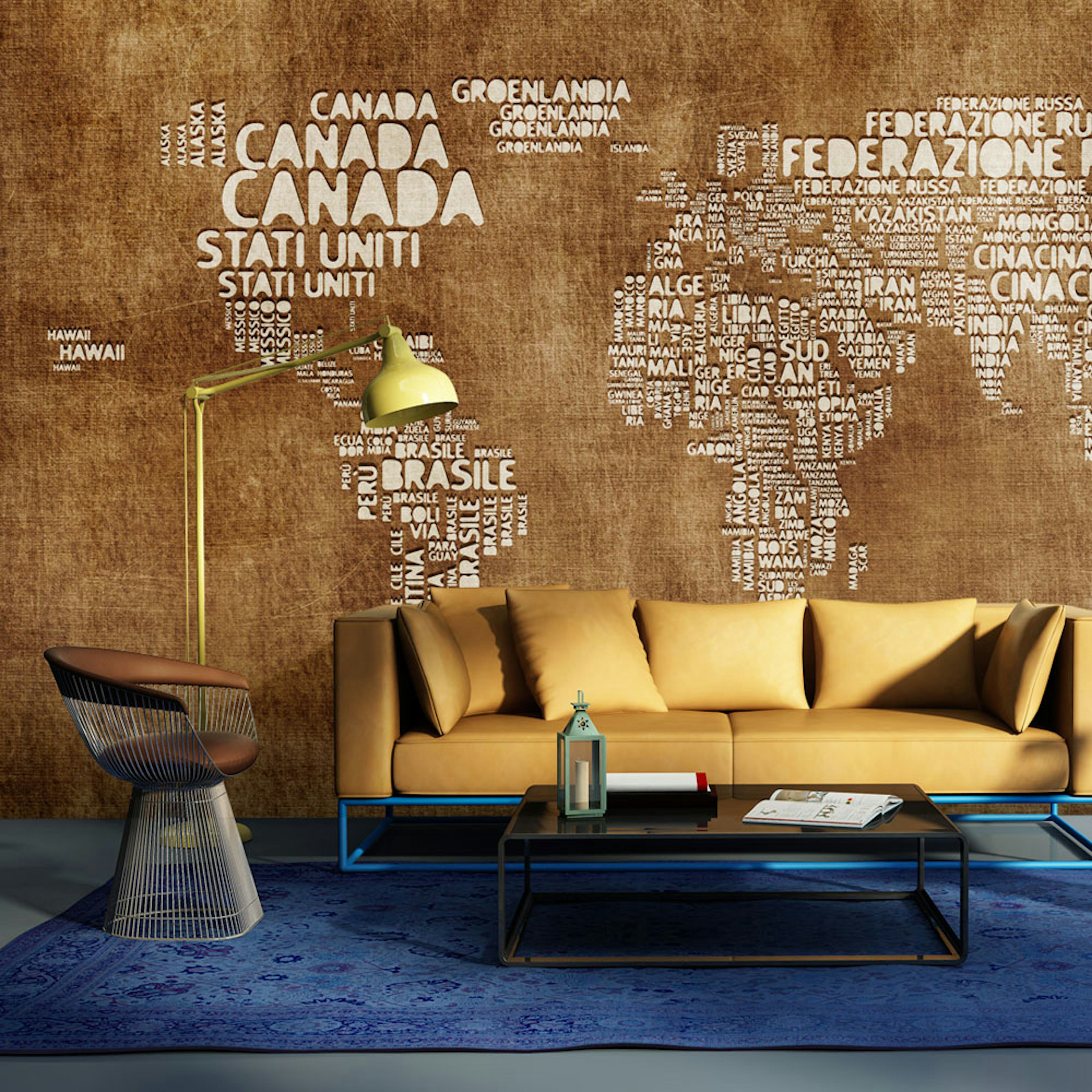 Fototapet Arkiio Antik Italienska Kartan