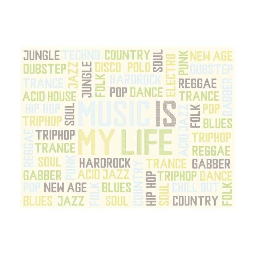 Fototapet Arkiio Blandning Av Musikstilar