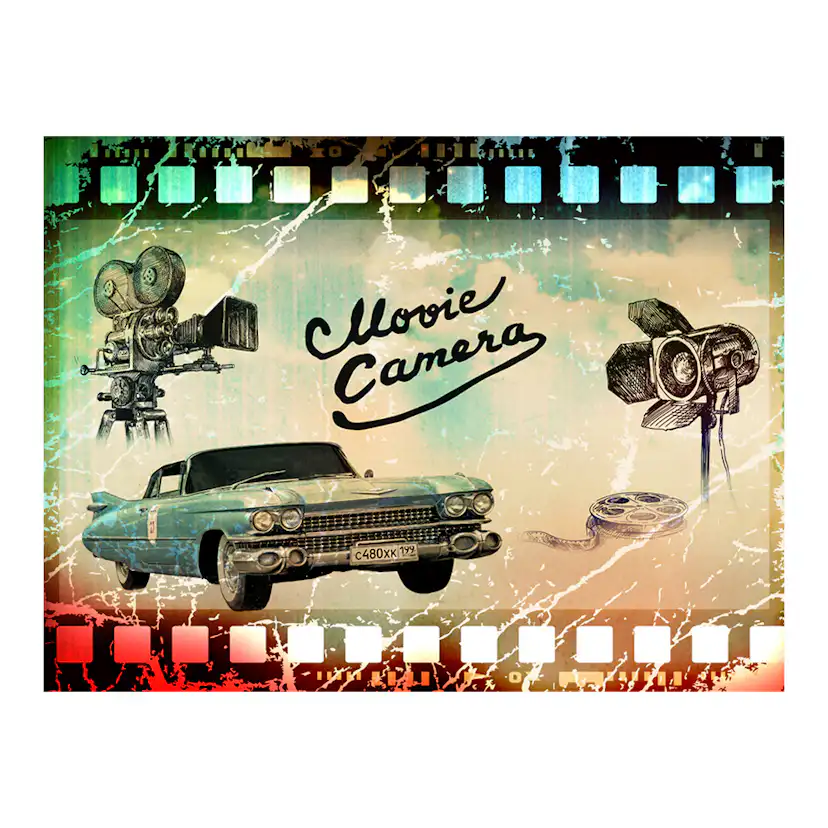 Fototapet Arkiio På Väg Till Hollywood