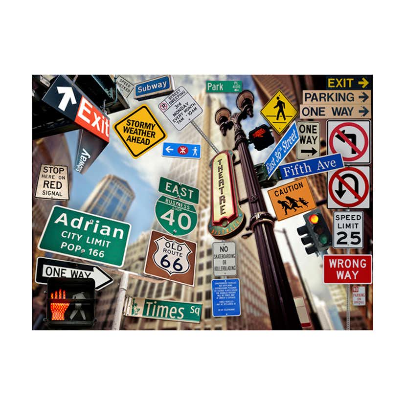 Fototapet Arkiio New York Signposts