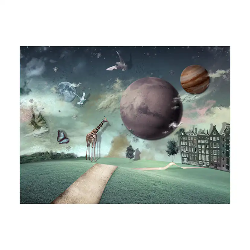 Fototapet Arkiio Framtidens Stad