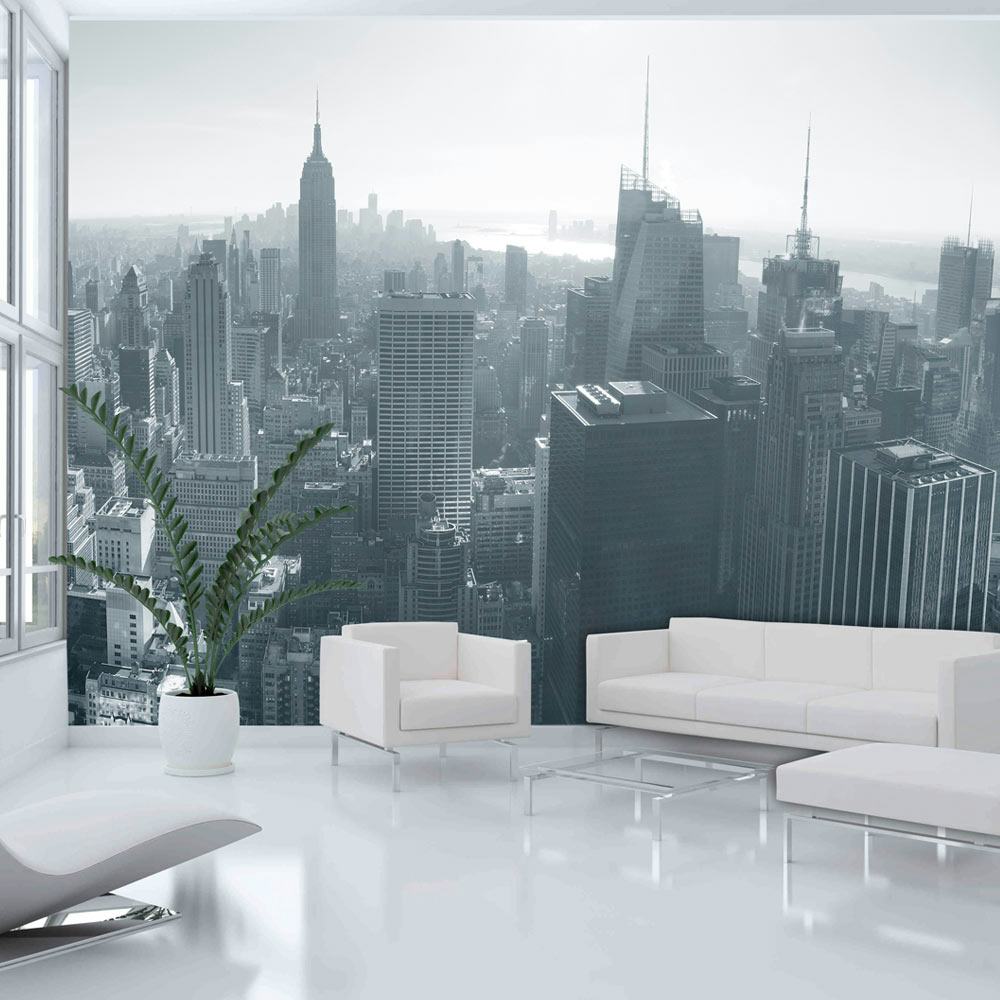 Fototapet Arkiio New Yorks Skyline Svart Och Vitt