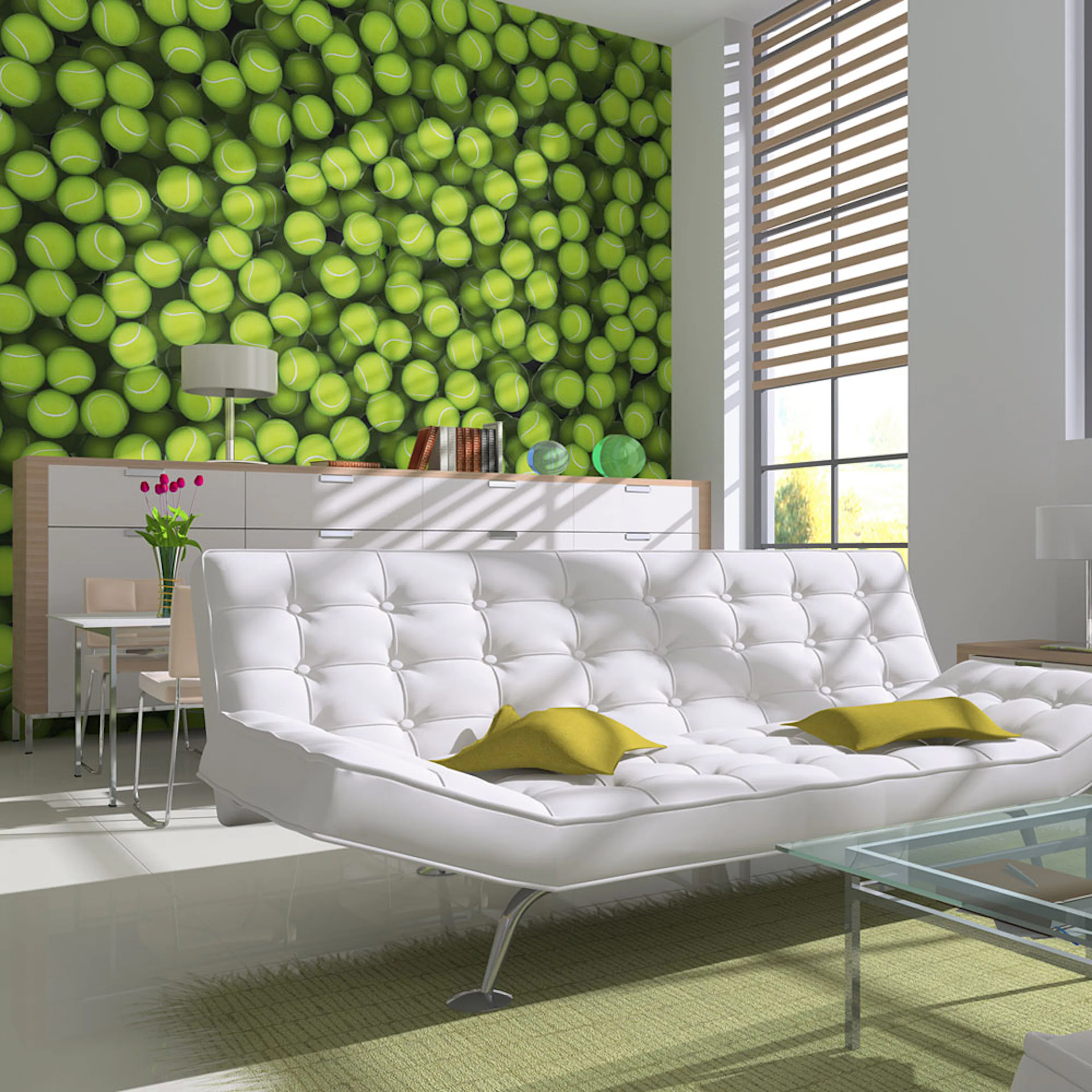 Fototapet Arkiio Tennisbollar Bakgrund