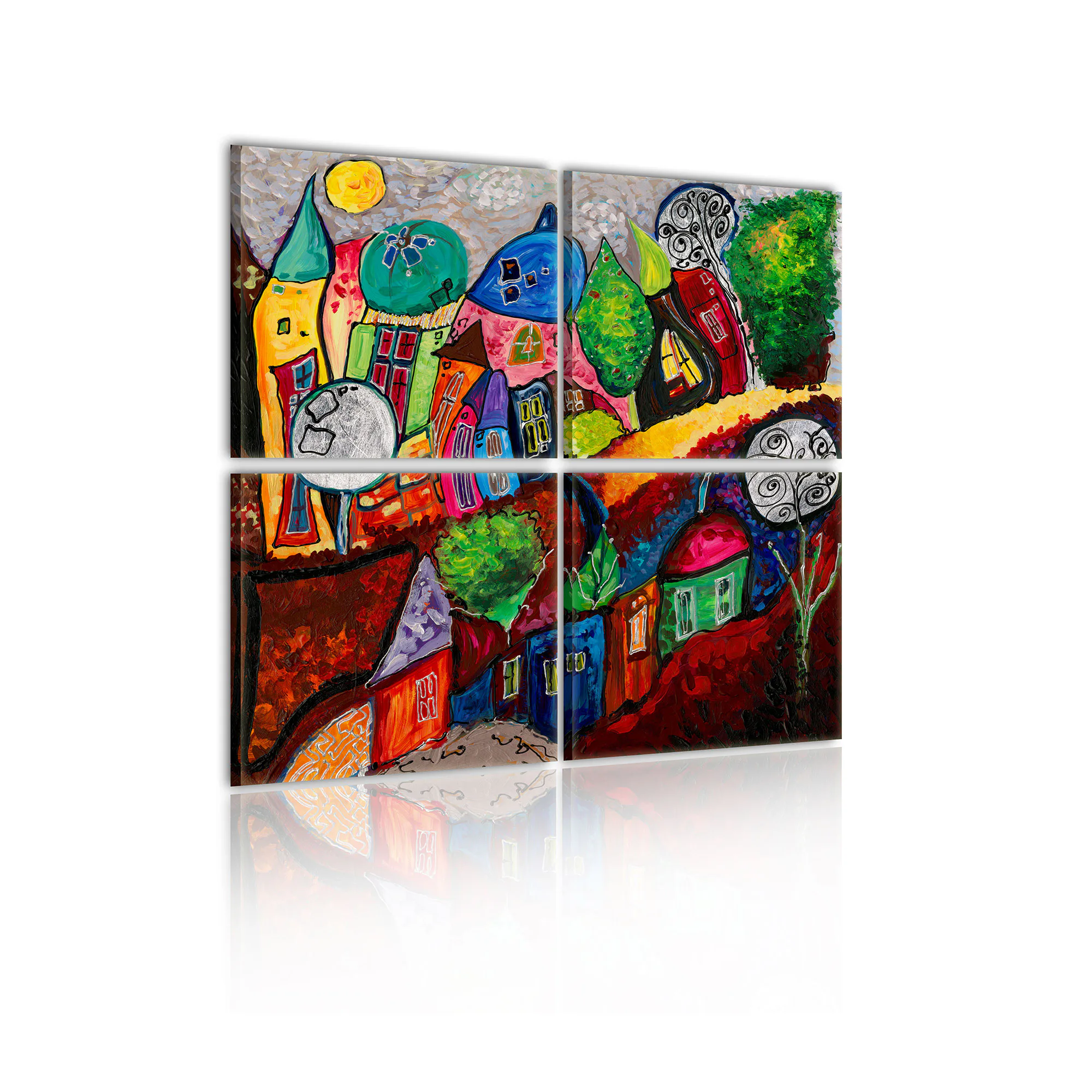 Tavla Arkiio Colourful City