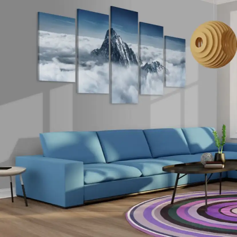 Tavla Arkiio A Peak Rising Above The Clouds