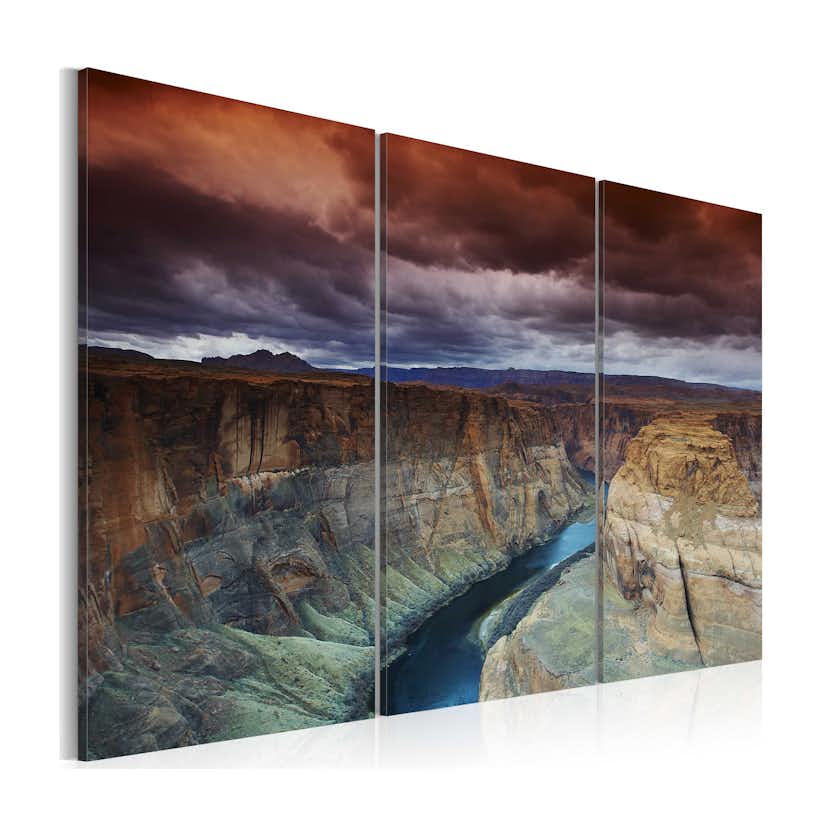 Tavla Arkiio Clouds Over The Grand Canion In Colorado