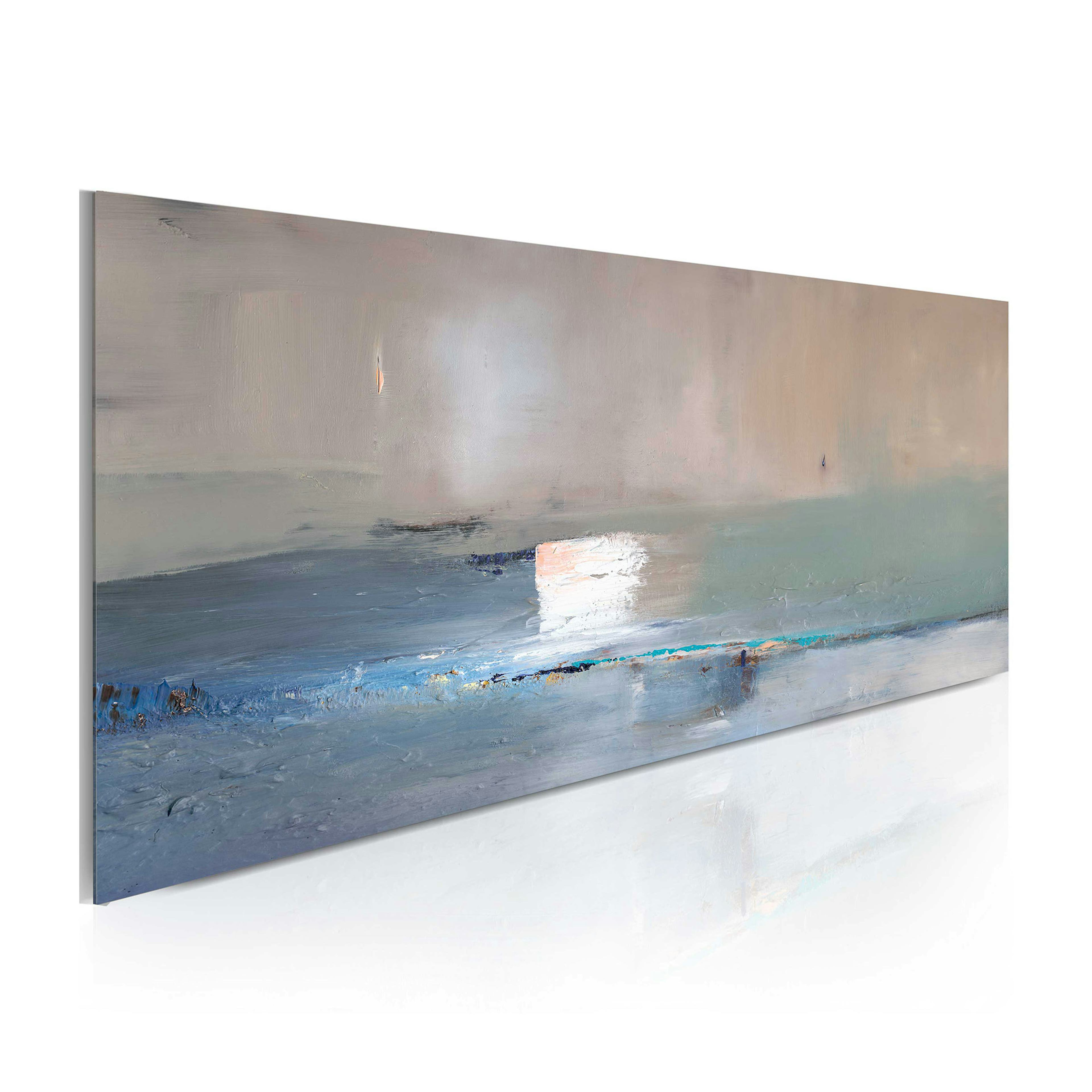 Handmålad Tavla Arkiio  Första Vågen 100x40