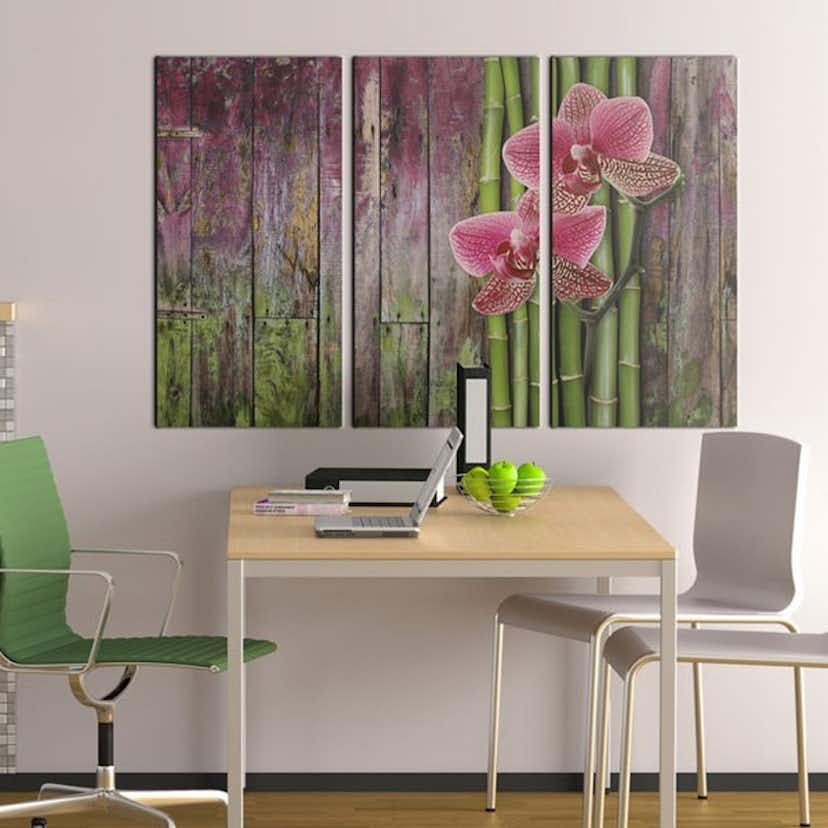 Tavla Arkiio Flower And Bamboo