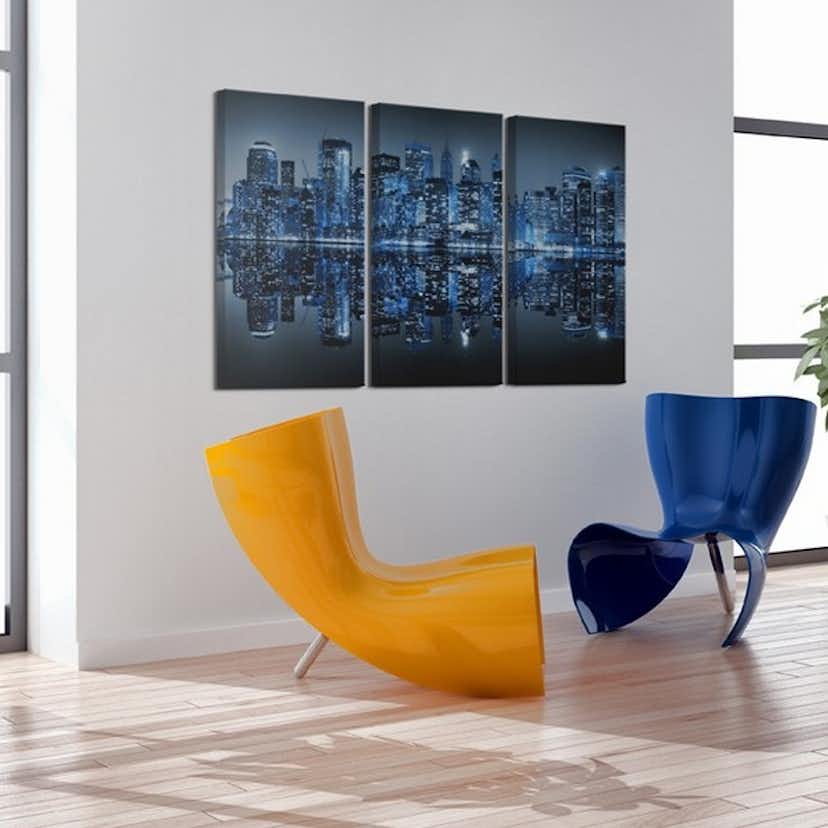 Tavla Arkiio Manhattan In Blue Shade