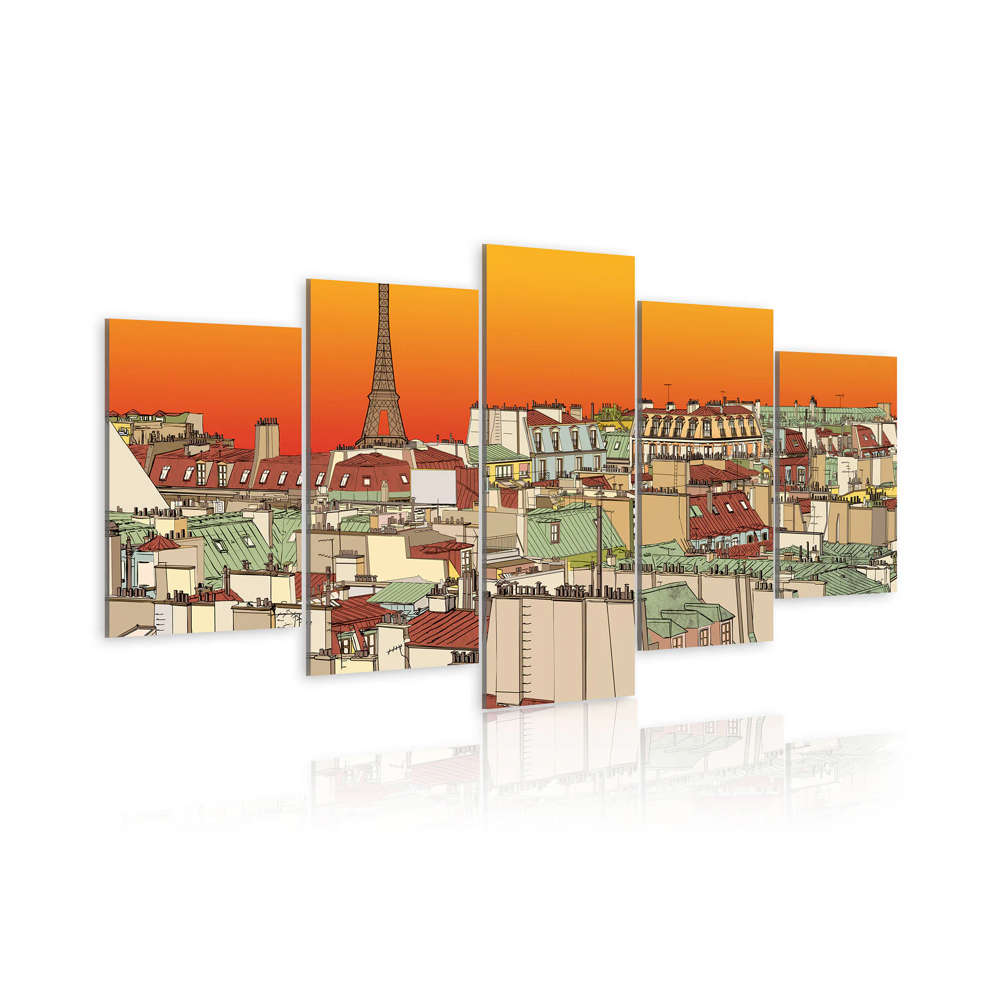 Tavla Arkiio Parisian Sky In Orange Colour