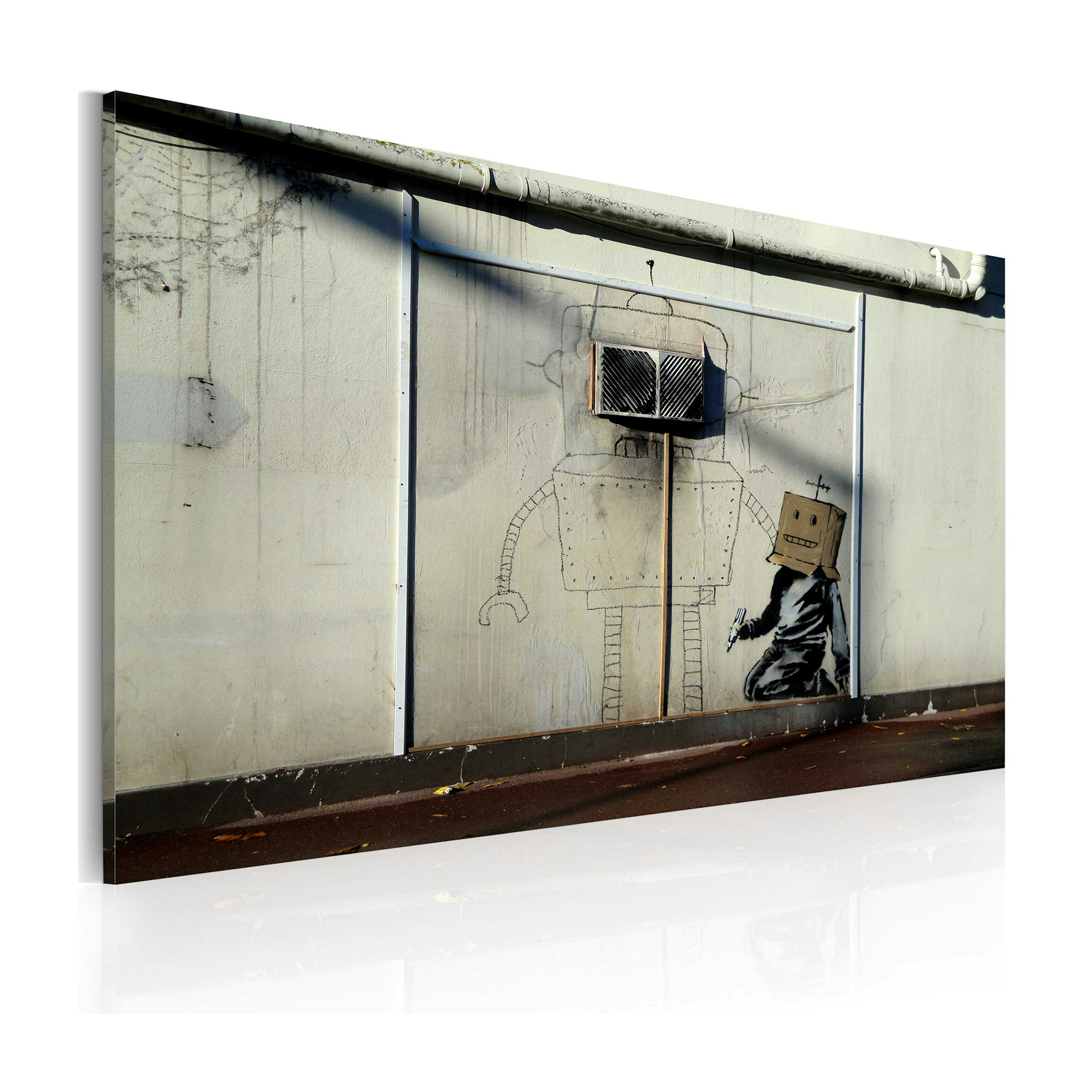 Tavla Arkiio Robots Banksy 60x40