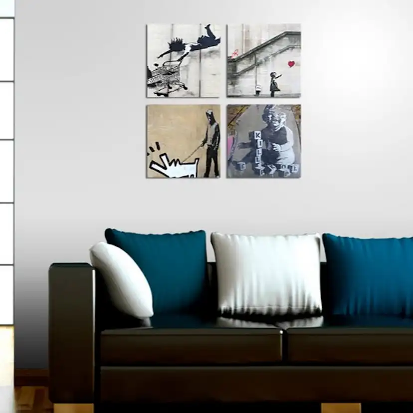 Tavla Arkiio Banksy Fyra Orginal Idéer