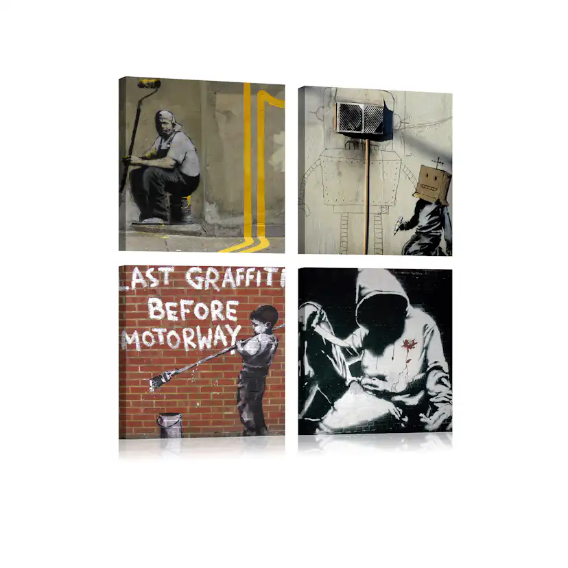 Tavla Arkiio Banksy Street Art