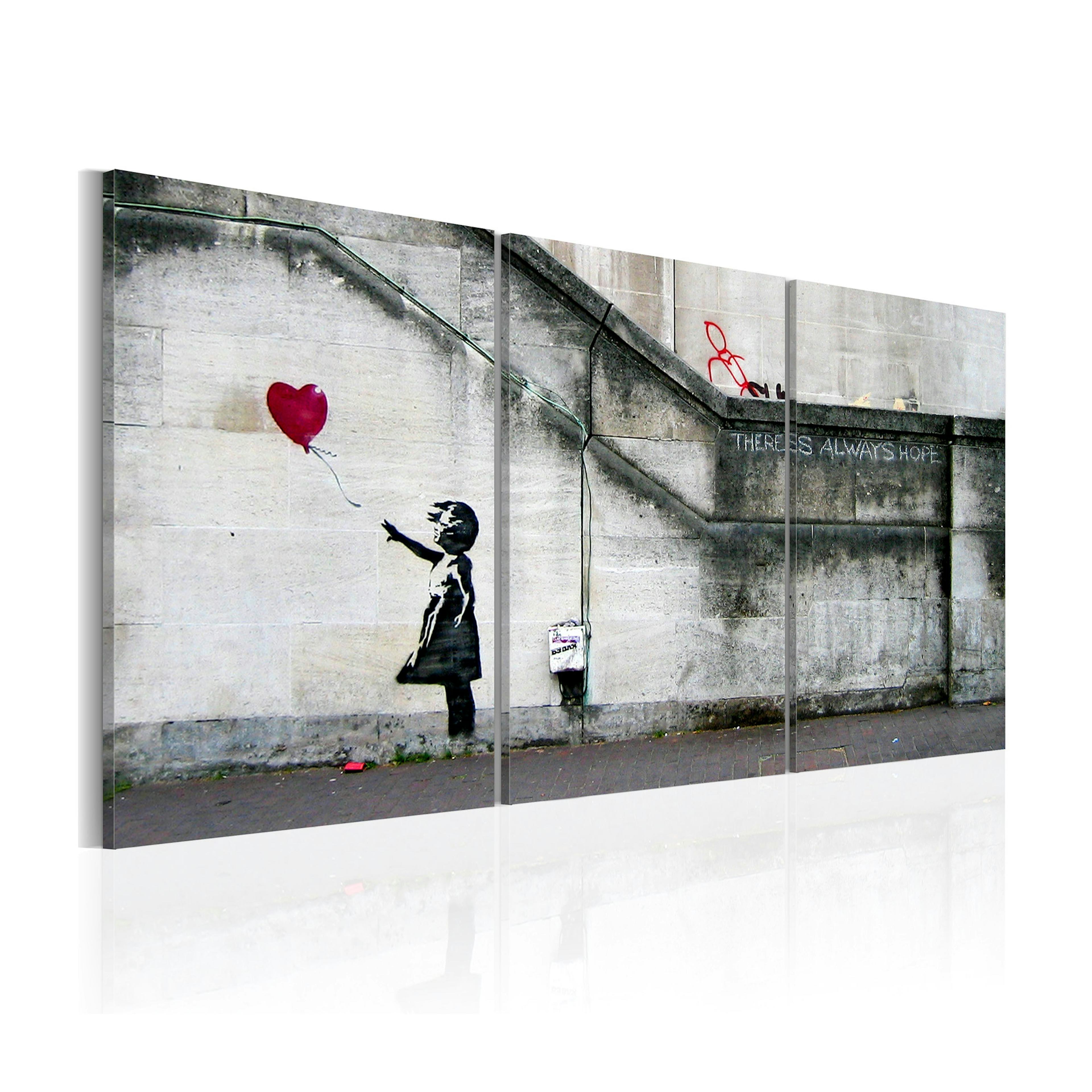 Tavla Arkiio Det Finns Alltid Hopp Banksy Triptych