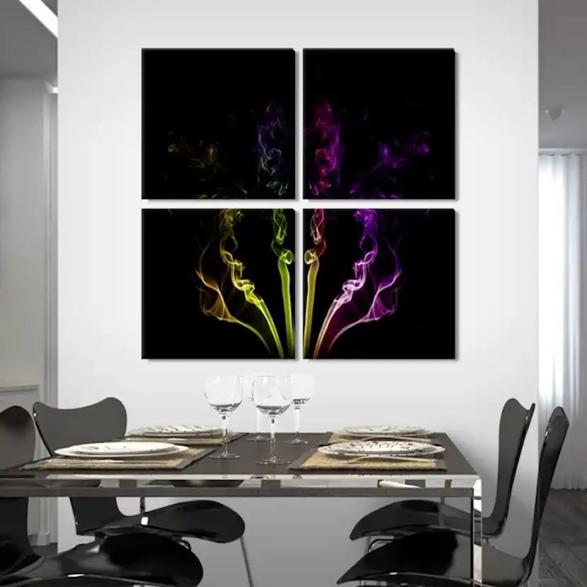 Tavla Arkiio RainbowFärgade Rök Spår