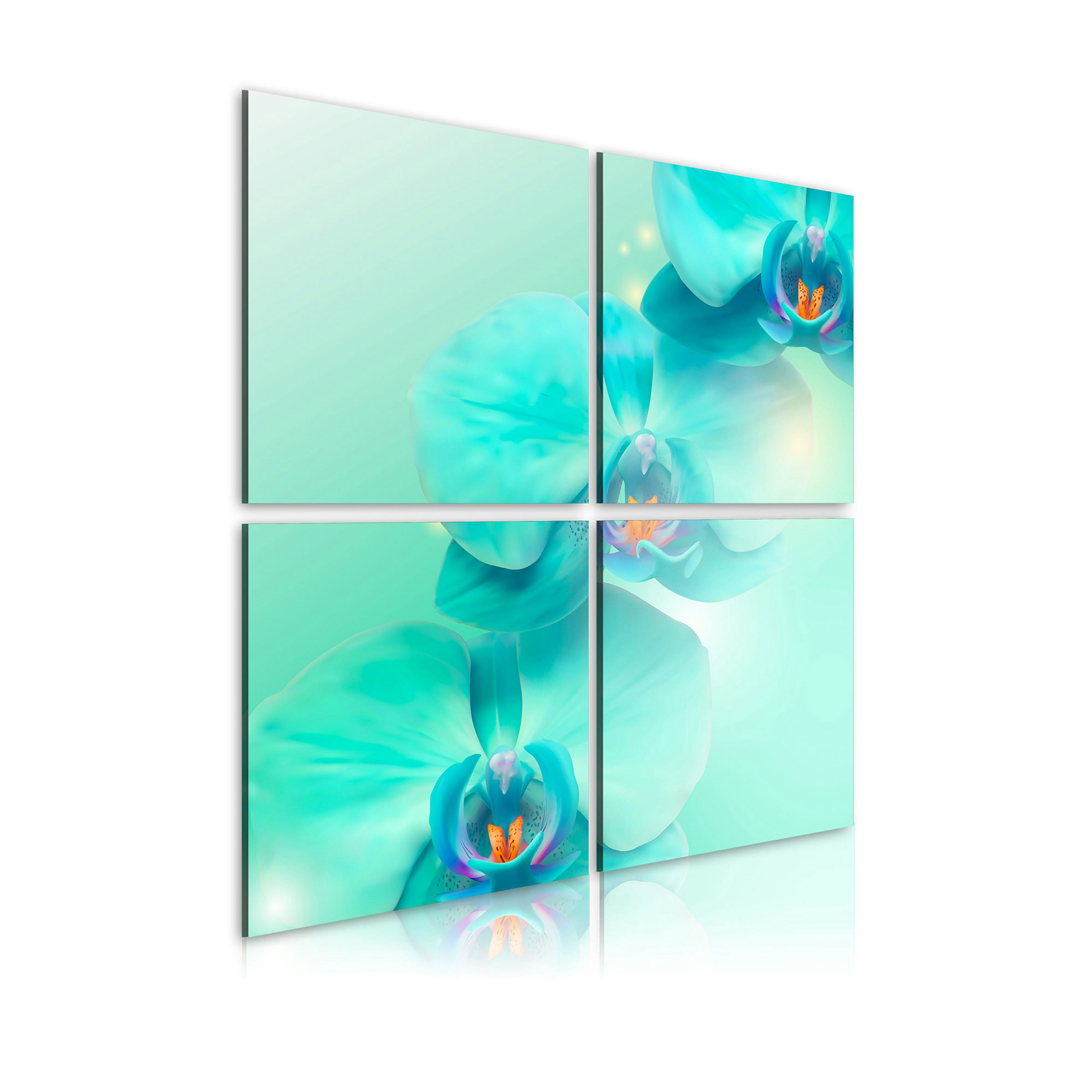 Tavla Arkiio Blå Orkidéer