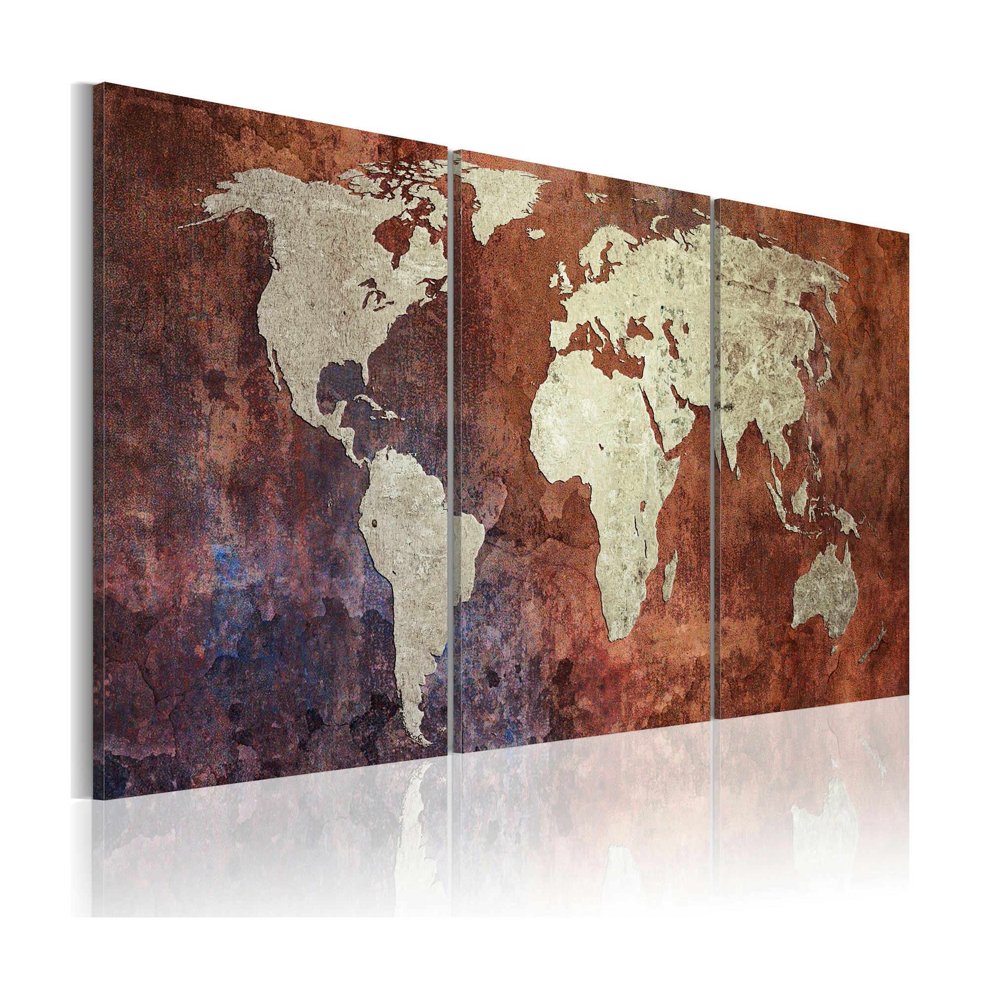 Tavla Arkiio Stål Kontinenter