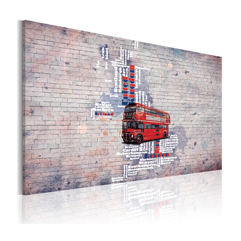 Tavla Arkiio Runt Storbritannien Av Routemaster