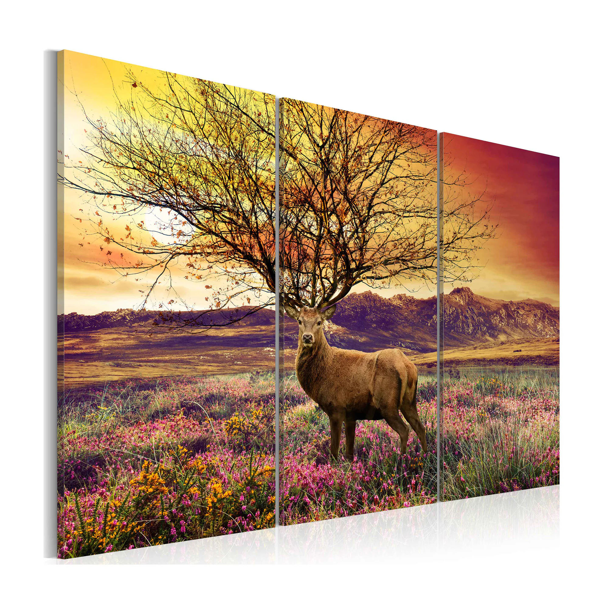 Tavla Arkiio Fancy Hjorthorn Triptych