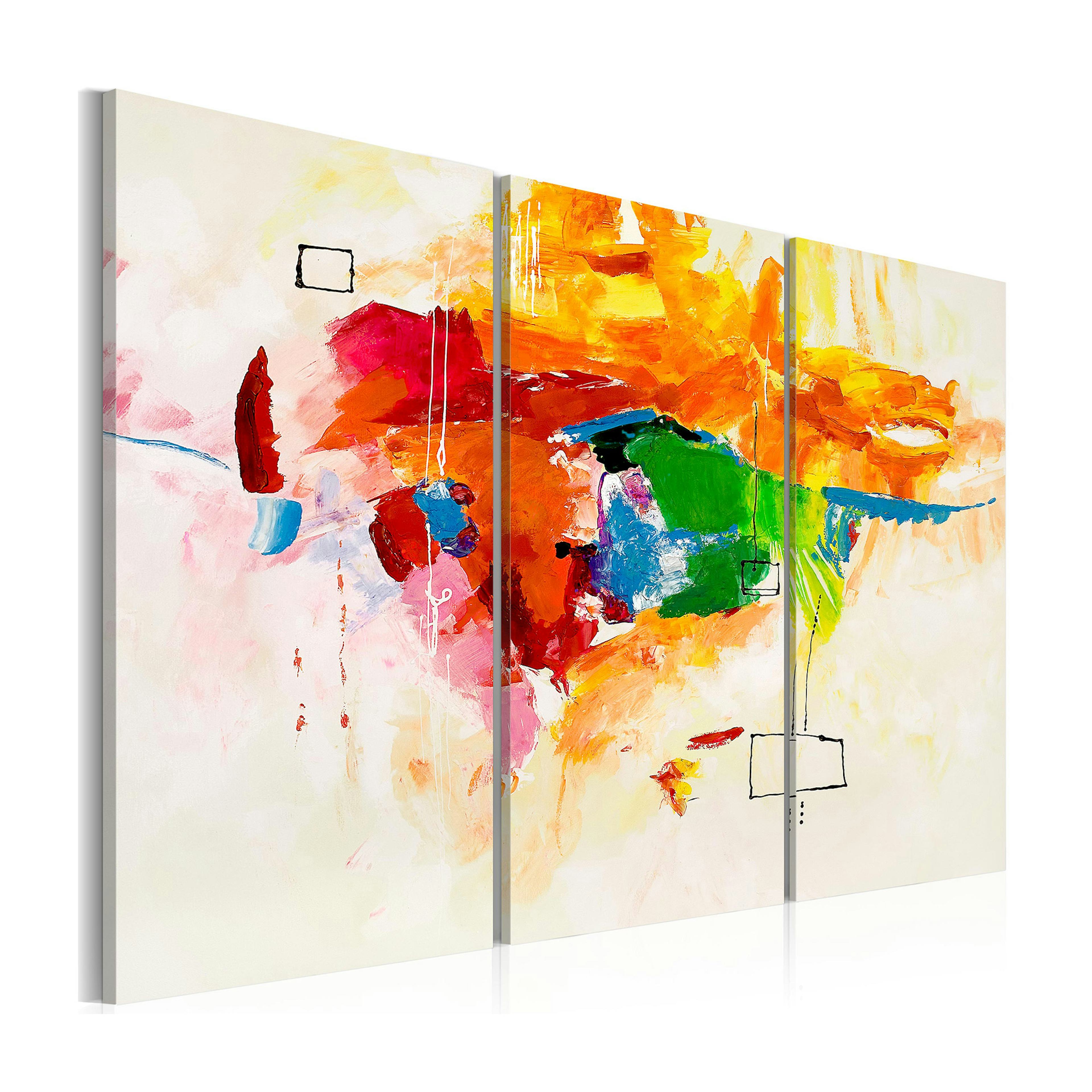 Handmålad Tavla Arkiio  Papegojan 120x80