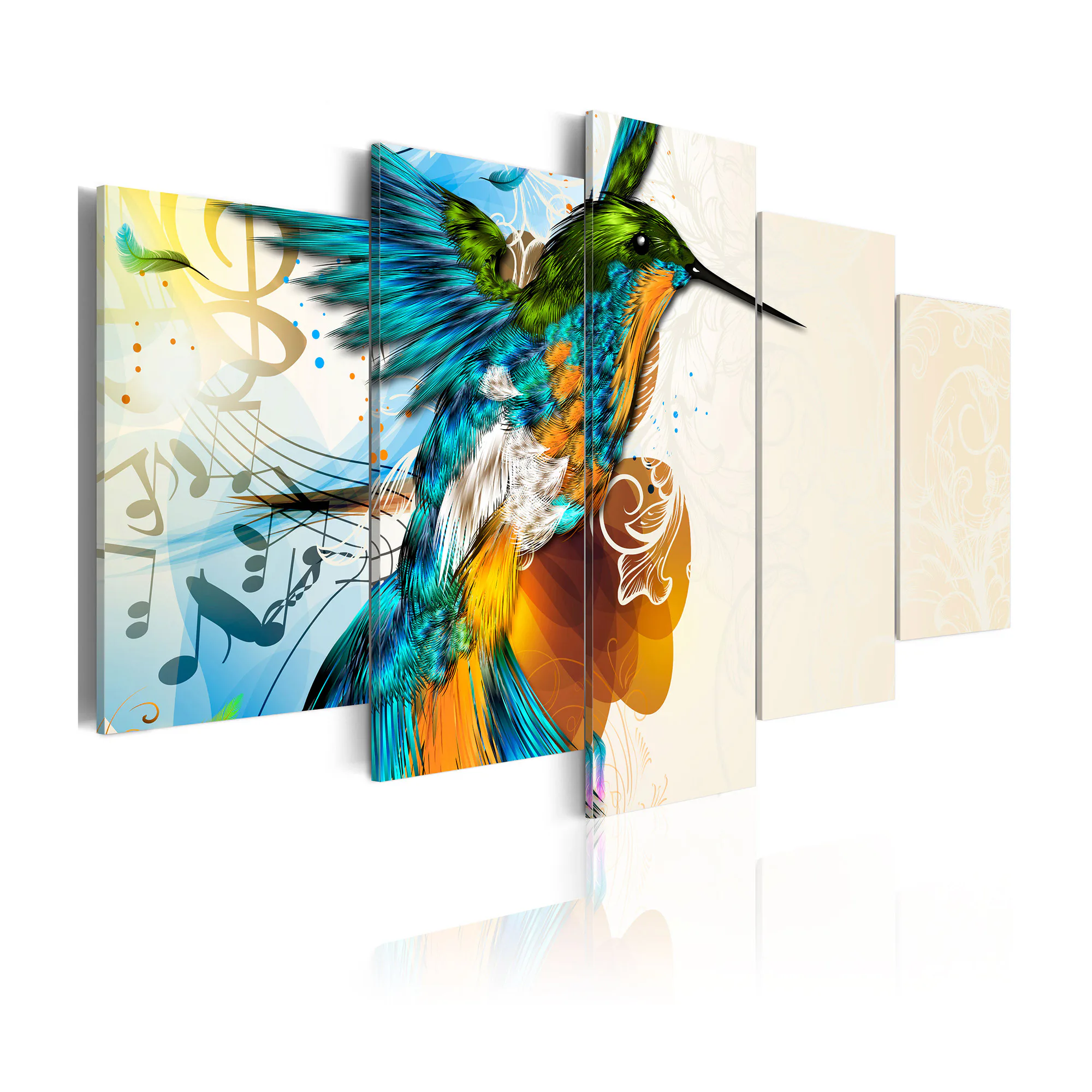 Tavla Arkiio Bird's Music 5 delar