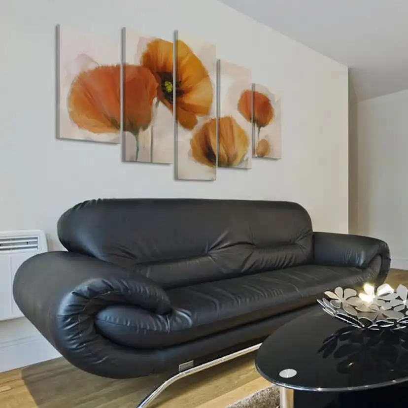 Tavla Arkiio Artistic Poppies 5 delar