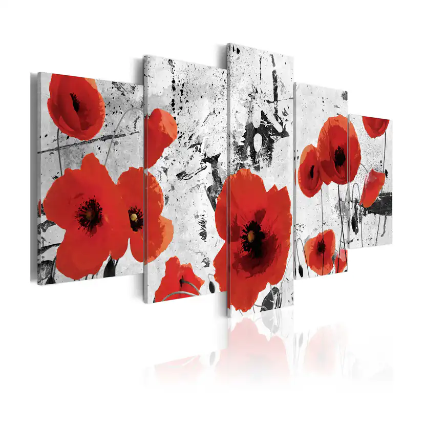 Tavla Arkiio Scarlet Flowers