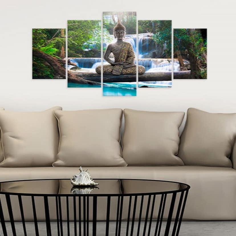 Tavla Arkiio Buddha And Waterfall