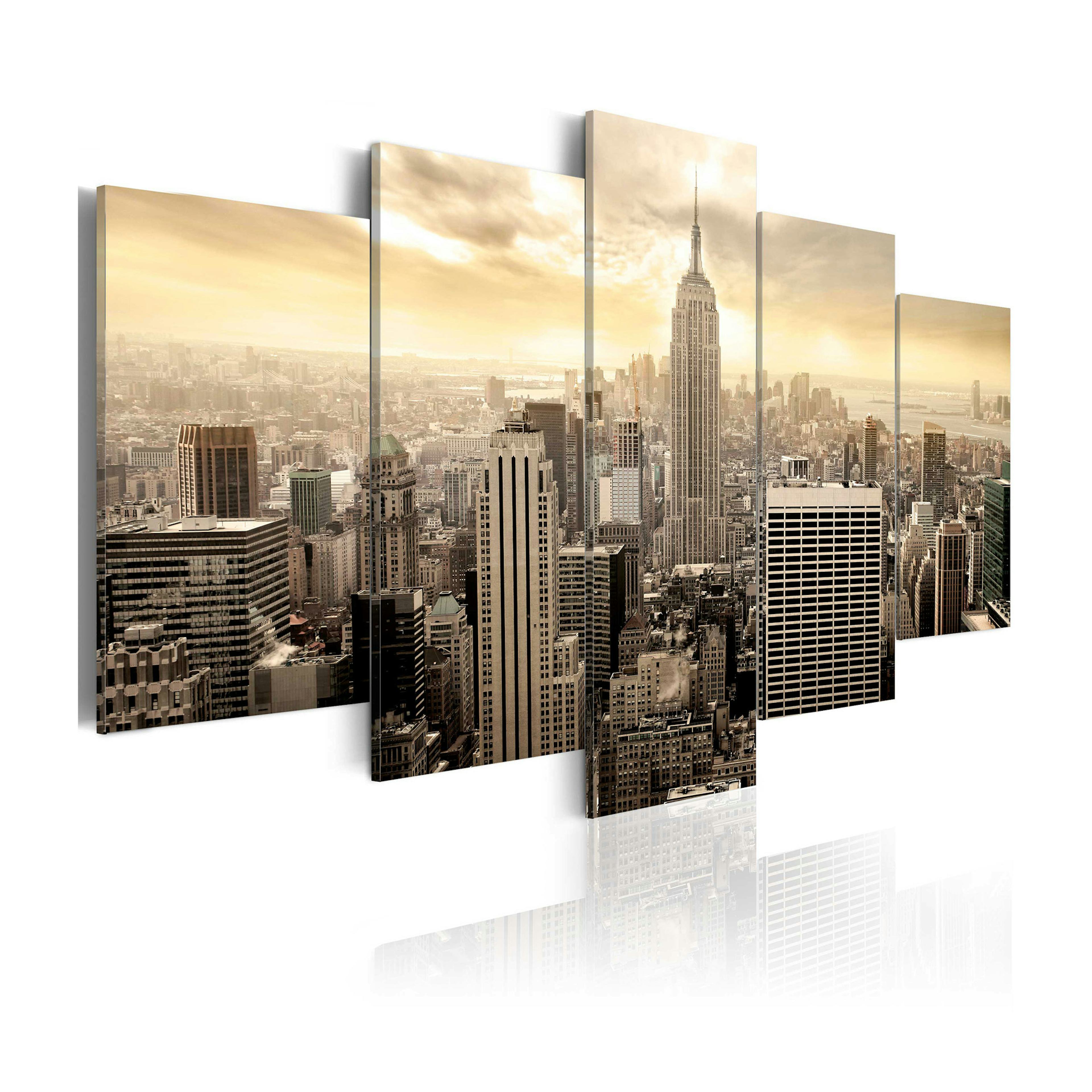 Tavla Arkiio New York And Sunrise