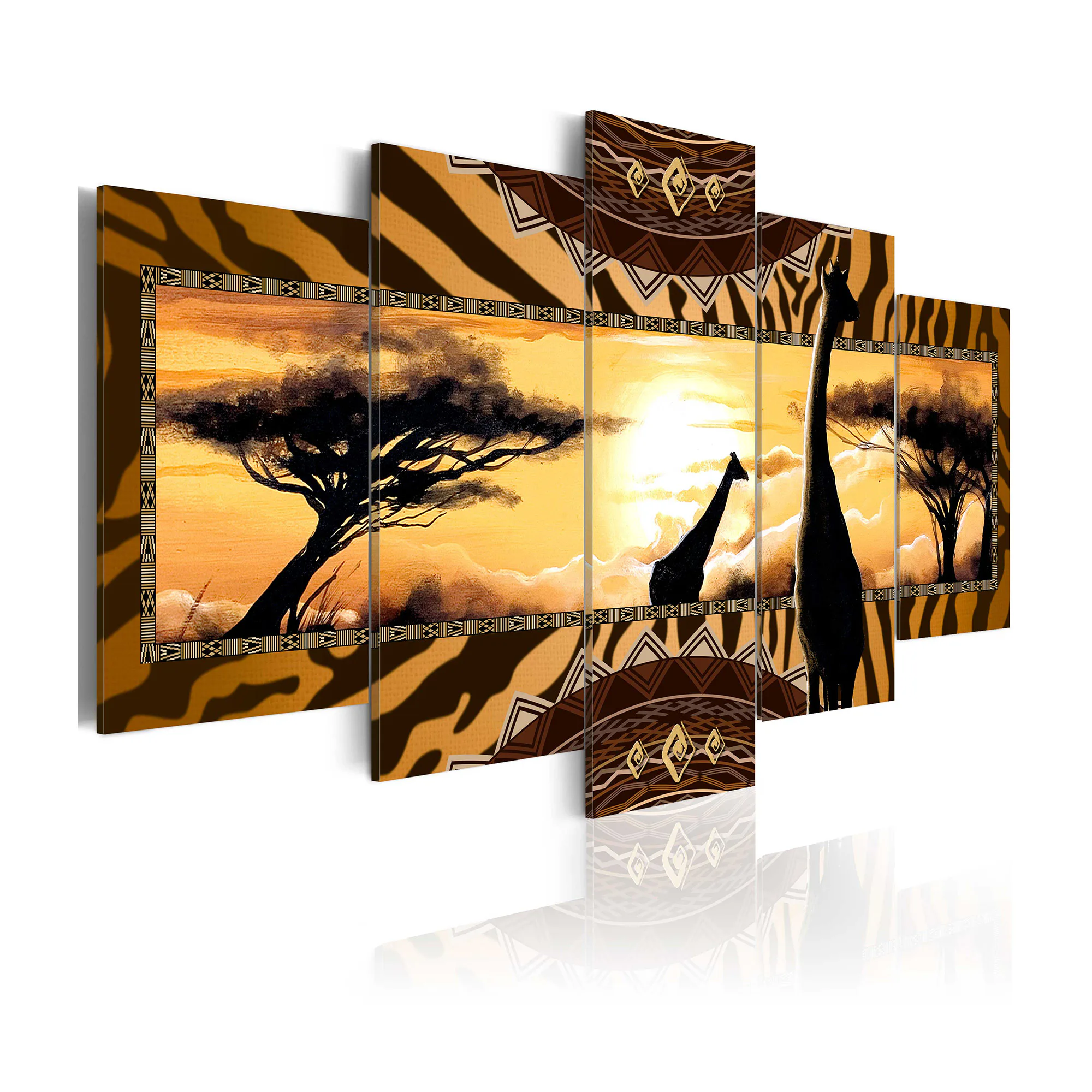 Tavla Arkiio African Giraffes