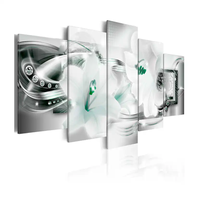 Tavla Arkiio Lilies With Peppermint Accent