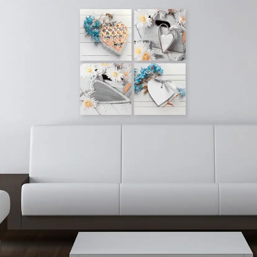Tavla Arkiio Flowers And Hearts