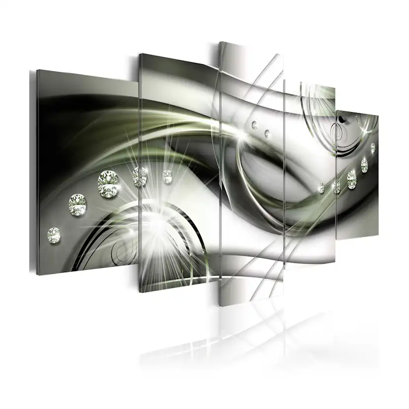 Tavla Arkiio GlowIng Green Wave