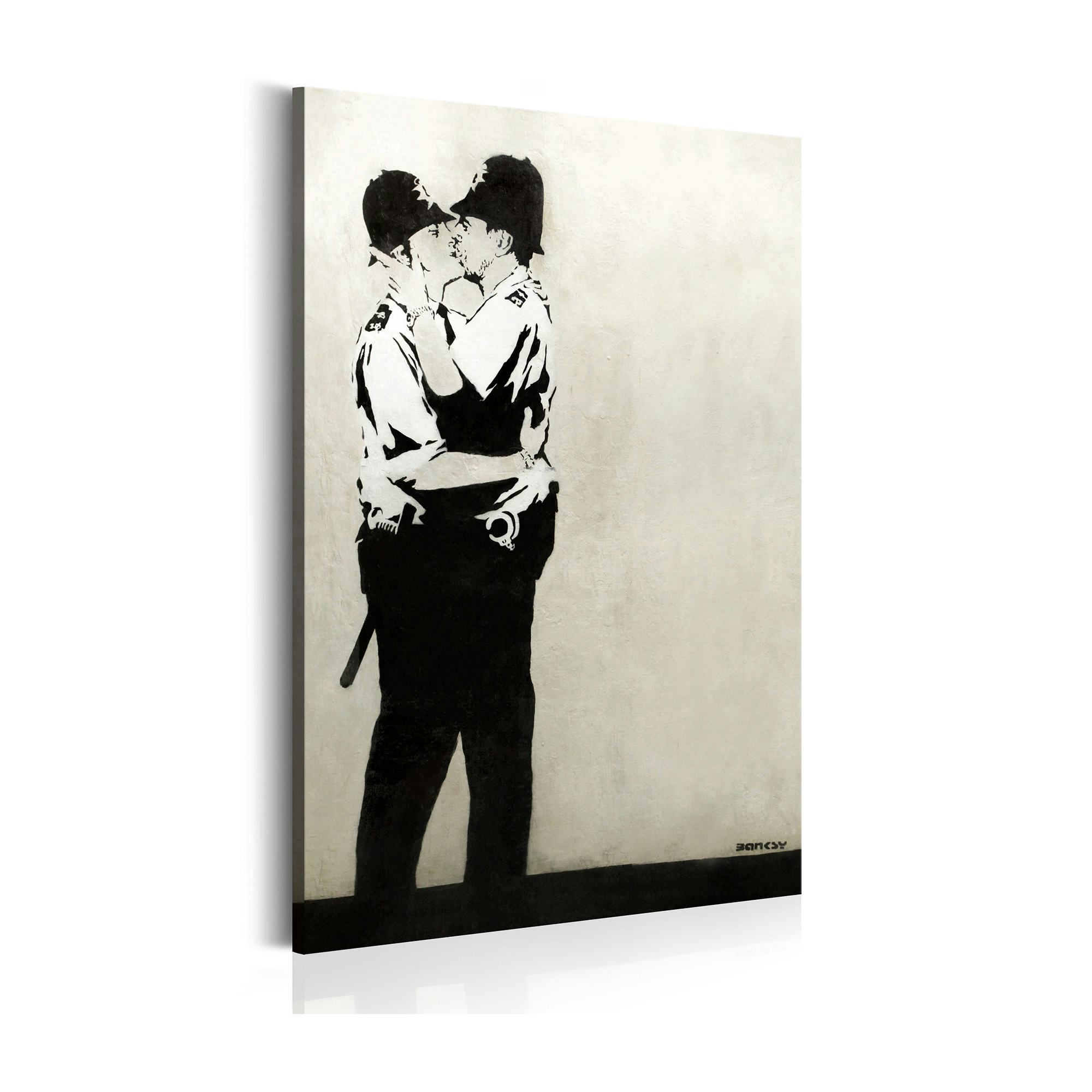 Tavla Arkiio Kissing Coppers By Banksy