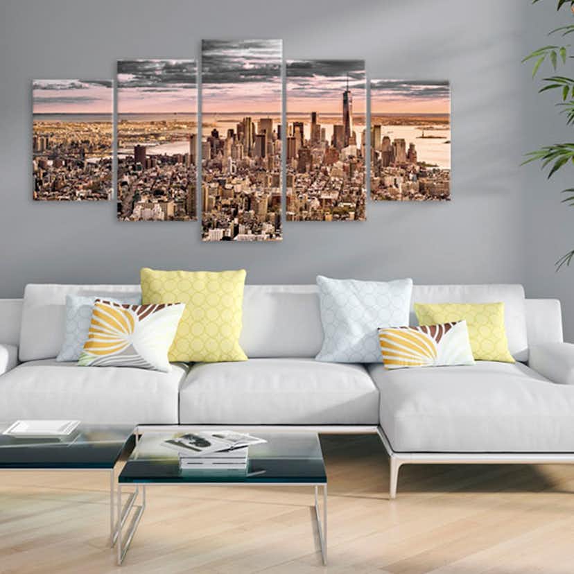 Tavla Arkiio New York City Morning Sky