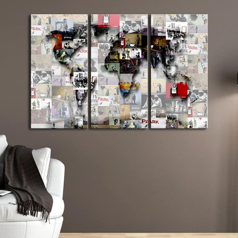 Tavla Arkiio Modern World's Map