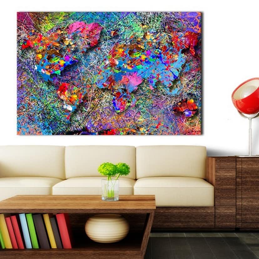 Tavla Arkiio Map Jackson Pollock Inspiration