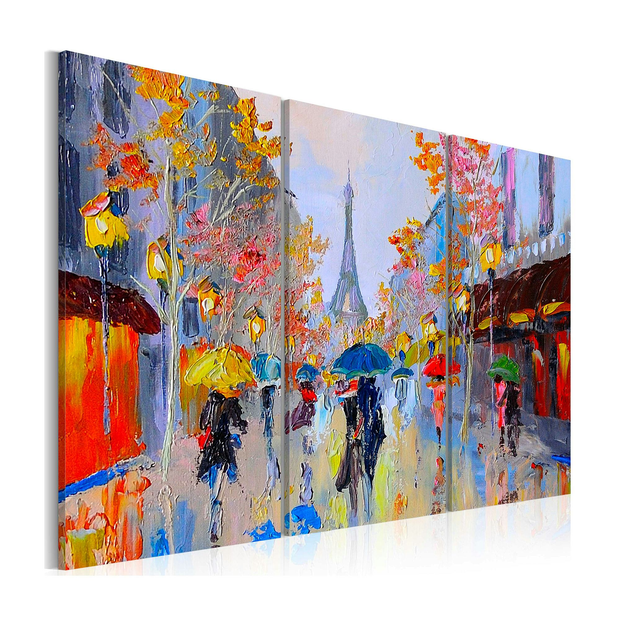 Handmålad Tavla Arkiio Rainy Paris