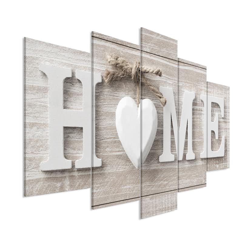 Tavla Arkiio Love Sanctuary Wide 5 delar 225x100