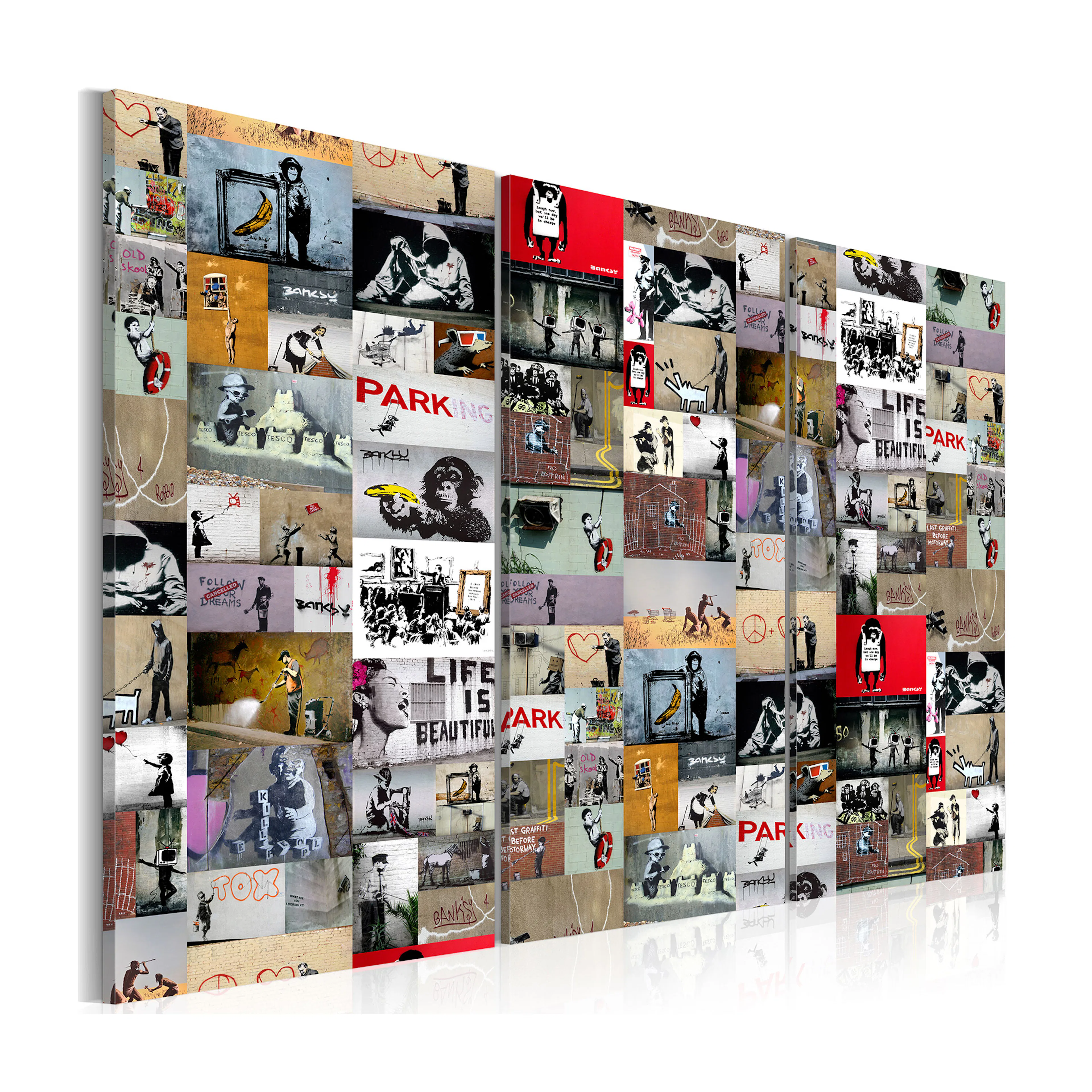 Tavla Arkiio Art Of Collage Banksy III