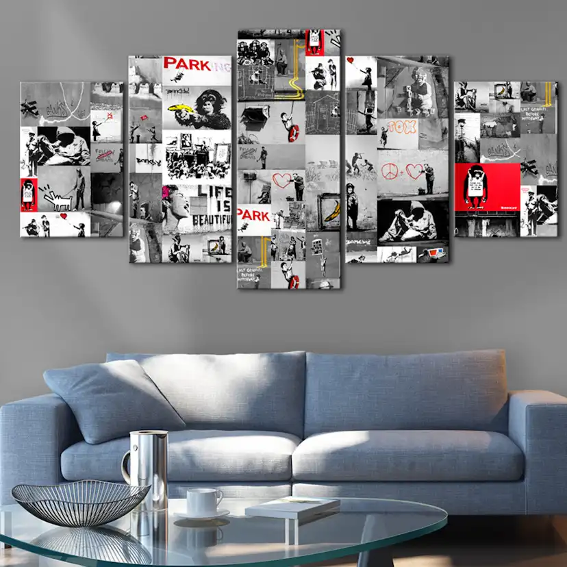 Tavla Arkiio Street Art Banksy IV