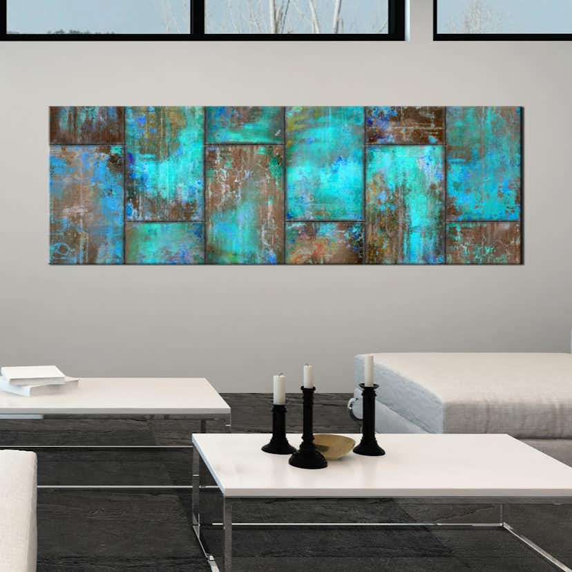 Tavla Arkiio Metal Mosaic Blue